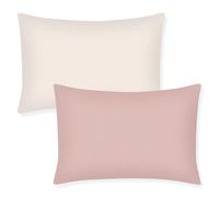 Winmany Federa per cuscino da viaggio in mussola di cotone per bambini, con design a busta, accessori per lettino da 33 x 45,7 cm, 35,6 x 48,3 cm, 30,5 x 40,6 cm, colore: rosso sabbia e beige