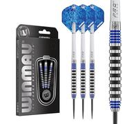 WINMAU Advance 500 Series Blue 22g Steel Tip Darts Set, Freccette Unisex, Blu, 22 g