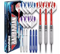 WINMAU Barbarian PRO 22 Grammi di tungsteno Professionale con voli e Alberi (Onde)