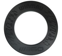 WINMAU Blade 360 Cornice per Bersaglio per Freccette - Anello di Contorno per Bersaglio per Freccette Nero - Protezione da Parete Resistente - Accessori Professionali per Freccette