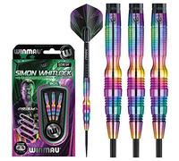 WINMAU Campioni - Simon Whitlock 3: 24g Freccette in Tungsteno con Prism Alette e Prism Aste (Steli) Tungsten Darts Set with Flights And Stems