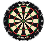 WINMAU Darts - Blade 6 Dual Core Dartboard - Professional Steel Tip Dart board with Official tournament specifications - Endorsed by the PDC