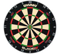 WINMAU Darts Blade 6 Triple Core Carbon Professional PDC Dartboard with Official tournament specifications | Endorsed by the PDC
