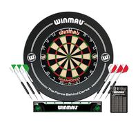 WINMAU Diamond Plus Set di bordi per bersaglio per freccette - Accessori professionali per freccette - Include Diamond Plus Bersaglio, Surround, 2 set di freccettes di precisione e altro ancora