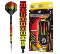 WINMAU Firestorm Flame, Set di Freccette Professionali in tungsteno, 23 g, con Alette e steli (Alberi)