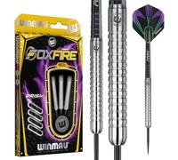 WINMAU Foxfire Freccette in tungsteno - Disponibili nei Pesi da 21, 22, 23, 24, 25, 26 e 28 Grammi, Complete di Alette e astine Prism