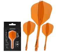 WINMAU Freccette Fusion Sistema Integrato di Volo e Albero - No.6 Forma e Design - Disponibile in Breve, Intermedio e Medio - Disponibile in Una varietà di Colori