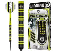 WINMAU Freccette MvG 85% PRO-Series 25 g Set di Freccette Professionali con Alette e Alberi per Freccette (steli)
