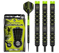 WINMAU Michael Van Gerwen MvG Adrenalin Set Completo di Freccette Steeltip in Tungsteno 23g con Prism Voli e Vecta Aste (Steli)