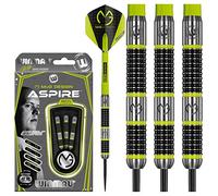 WINMAU Michael Van Gerwen MvG Aspire Freccette Steeltip in tungsteno Set 22g con Prism Voli e Alberi in Nylon (Steli)