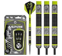 WINMAU Michael Van Gerwen MvG Aspire Freccette Steeltip in tungsteno Set 26g con Prism Voli e Alberi in Nylon (Steli)
