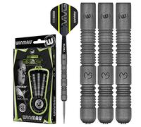 WINMAU Michael Van Gerwen MvG ExAct 21.5 gram Tungsten Darts Set with Flights and Stems (Shafts)
