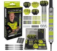 Winmau Michael Van Gerwen MvG Gift Sets - 50 Piece Darts Set with 4 Sets of Shaf