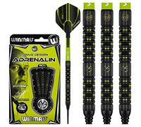 WINMAU Michael van Gerwen MvG Set di Freccette Adrenalin in Tungsteno Softip 22g con Prism Voli e Vecta Aste (Steli)