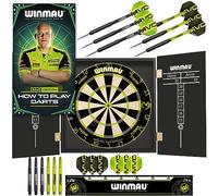 WINMAU Michael van Gerwen MvG Set disponibile con bersagli per freccette, armadi, surround, freccette e accessori