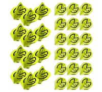 WINMAU MvG Michael Van Gerwen Mega Standard Green Dart Flights - 10 set per confezione (30 alette per freccette in totale)