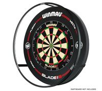 WINMAU Plasma Set di luci per bersaglio - Luce nera a 360 gradi con bordo nero Pro Line