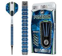 WINMAU Poseidon Set di Freccette in tungsteno Softip Professionale da 20 Grammi con Alette e steli (Asta)