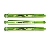 WINMAU Prism 1.0 Verde Steli di Freccette Medi in policarbonato - 1 Set per Confezione (3 Alberi in Totale)