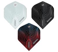 WINMAU Prism Alpha Solar Design Flight Pack - 3 set per confezione (9 alette in totale) (tinta unita mista)