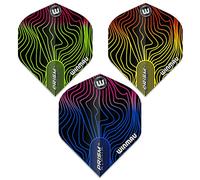 WINMAU Prism Bright Alpha Solar Dart Flight Set - 3 set per confezione (9 voli in totale)