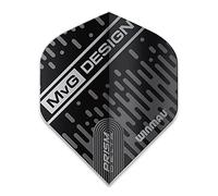 Winmau Prism Delta Pro Player Michael Van Gerwen Dart Flights MvG 215, 100 micron extra forte (3 set)