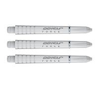 WINMAU Prism Force Bianco Solido Medio in Dardo in Policarbonato - 1 set per confezione (3 alberi in totale)