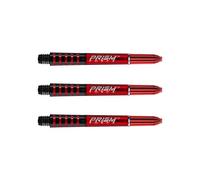WINMAU Prism Force Rossa Steli Intermedio in Dardo in Policarbonato - 1 Set per Confezione (3 Alberi in Totale)
