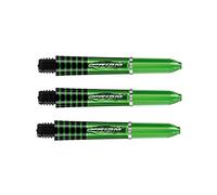 WINMAU Prism Force Verde Steli Corti in Dardo in Policarbonato - 1 Set per Confezione (3 Alberi in Totale)