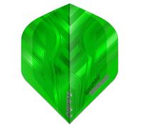 WINMAU Prism Zeta Voli di Freccette Verde Extra Spesse - 1 Set per Confezione (3 voli in Totale)