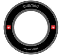WINMAU Pro Line 1.0 & 2.0 - Anello per bersaglio per bersaglio per freccette, colore: rosso, blu, nero e bianco, protezione da parete