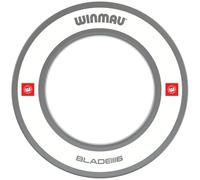 WINMAU PRO Line 1.0 - Anello per Bersaglio per Freccette, Colore: Grigio e Bianco, Protezione da Parete per Bersaglio e tabellone Resistente, Accessori Professionali per Freccette
