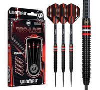 WINMAU PRO-Line - Freccette con Punta in Acciaio al tungsteno - Rivestimento Onyx - Ringed