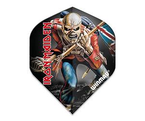 WINMAU Rock Legends Iron Maiden Trooper Rhino Voli di Freccette Extra Spessi - 1 Set per Confezione (3 voli in Totale)