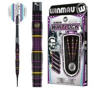 WINMAU Simon Whitlock 85%, Freccette Unisex, Nero, Viola e Oro, 18 g