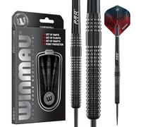 WINMAU Solaris Pro Specialist - Set di freccette in tungsteno, 23 grammi, con alette e alberi (steli)