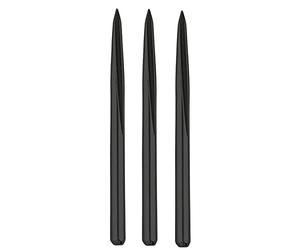 WINMAU Standard Nero Steeltip Dart Punti - 1 Set per Confezione (3 Punti in Totale)