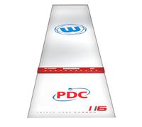 Winmau Clearzone Transparent PVC Dart Mat with integrated Oche