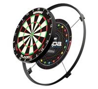 Winmau Wispa Sound Reduction System: Dartboard Nero in Etilene Vinil Acetato (EVA) con Bersaglio incluso