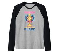 Winner Of Second Place Scherzo perdendo il successo Maglia con Maniche Raglan