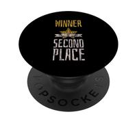Winner Of Second Place Scherzo perdendo il successo - PopSockets PopGrip Adesivo