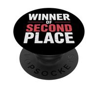 Winner Of Second Place Scherzo perdendo il successo ||- PopSockets PopGrip Adesivo