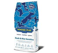 WINNER PLUS Duck & Rice Sensitive 18 kg - Alimento completo digeribile e gustoso per cani adulti di tutte le razze