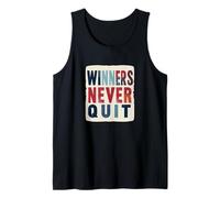 Winners Never Quit - Costume Dichiarazione Canotta
