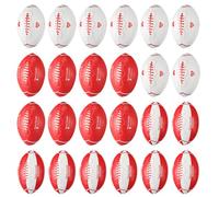 WinnerWhy 24 pezzi Cuore Salute Consapevolezza Calcio Nastro Rosso Calcio Stress Palla Nastro Sensibilizzazione Assortimento Cuore Cancro Eventi di beneficenza Regali per Uomini Donne Evento di