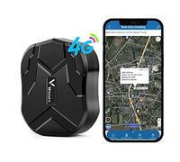 Winnes 4G GPS Tracker Auto Localizzatore, IP65 Magnetico 10000mAh per Auto/Moto/Camion, Anti-Loss SMS Alarm Geo-Fence APP Gratuito