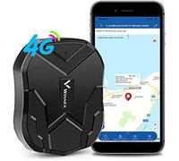 Winnes 4G LET GPS Tracker Localizzatore GPS Auto Tracking in Tempo Reale Tracciatore di Posizione,Geo-Fence Alarm App Gratuita Antifurto per Auto Moto Camion con Forte Magnete (TK905-5000mah)