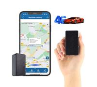 Winnes 4G Mini GPS Tracker Micro Portatile Localizzatore GPS APP Senza Abbonamento con Magnetico Monitoraggio in Tempo Reale Aavviso Geofence Antifurto per Auto Bambini Valigie,4G TK901