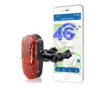 Winnes GPS Tracker, 4G Localizzatore GPS Impermeabile Nascosto per Bicicletta, Ebike,Bici Pieghevoli con Geo-Fence Supporto IOS Android SMS/APP/Web Storico Percorsi,4G TK906