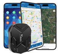 Winnes GPS Tracker per Auto 5000mAh Localizzatore Magnetico Anti-Furto con App Gratuita Senza Abbonamento, Geo-fence Alarm Impermeabile Portatile per Auto Moto Camion TK905